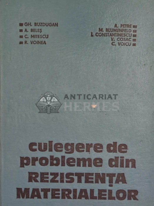 Culegere de probleme din rezistenta materialelor - 1979 - Camil Mitescu (Q84)