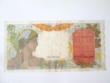 Rara! Indochina(Vietnam,Laos,Cambodgia) 100 Piastres 1947-1949,bancnota din imagini la cel mai mic pret