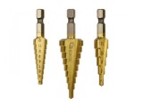 Set 3 burghie conice HEX 1/4 &quot; Geko G38570