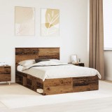 Cumpara ieftin Cadru de pat Simplu Lemn vechi 150 x 200 cm Lemn de pin masiv