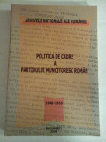 POLITICA DE CADRE A PARTIDULUI MUNCITORESC ROMAN 1948-1955 - Arhivele Nationale ale Romaniei