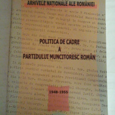 POLITICA DE CADRE A PARTIDULUI MUNCITORESC ROMAN 1948-1955 - Arhivele Nationale ale Romaniei