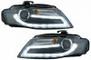Faruri LED Audi A4 B8 8K (2008-2011) Facelift Light Bar Design Lumina De Zi LED DRL Performance AutoTuning, KITT Lightning