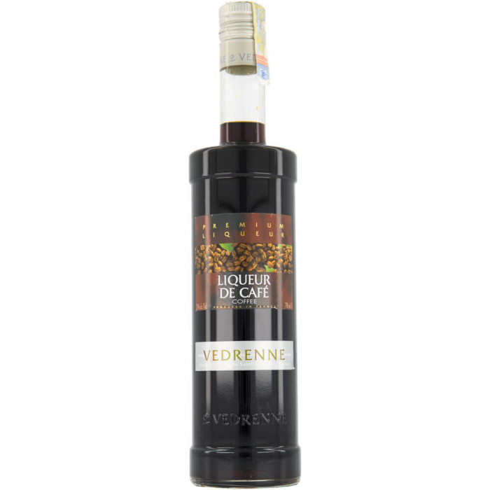 Lichior Vedrenne Coffee, 0.7L, Alcool 21%, Lichior Coffee, Lichior Bun, Lichior de Calitate, Lichior Vedrenne, Lichior Coffee Vedrenne, Bauturi Alcool