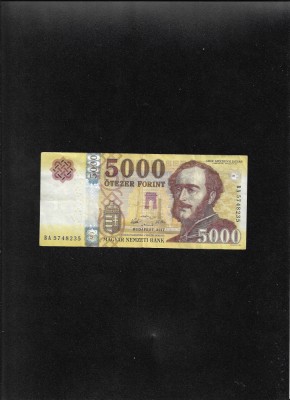 Ungaria 5000 forint 2017 seria5748235 foto