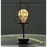 Lampa Decorativa cu Leduri, Flippy, Forma de Pahar, Lumina Alb Calda