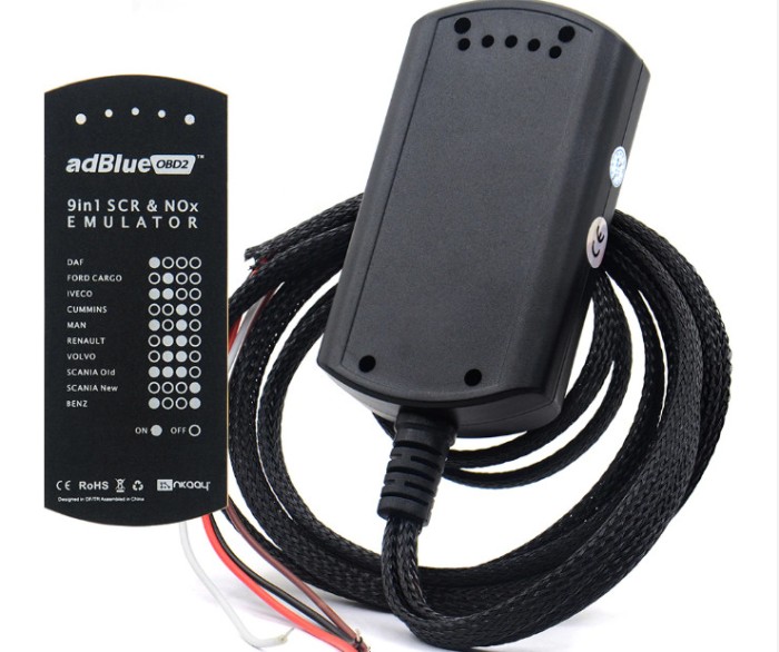 Emulator 9in1 ADblue 8 in 1/ 9 in 1 cu senzor NOx MAN Iveco DAF Volvo Renault Scania NOU