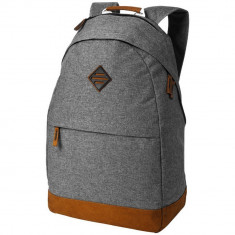 Rucsac Tableta/Laptop, Everestus, EO, 15.6 inch, 300D poliester, gri, saculet de calatorie si eticheta bagaj incluse foto