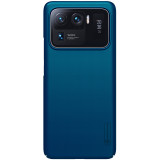 Husa Plastic Nillkin Super Frosted pentru Xiaomi Mi 11 Ultra, Peacock Blue, Albastra