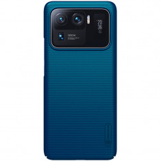 Husa Plastic Nillkin Super Frosted pentru Xiaomi Mi 11 Ultra, Peacock Blue, Albastra