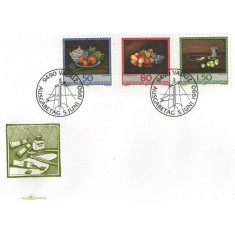 Liechtenstein 1990 - Picturi de Benjamin Steck, serie pe FDC
