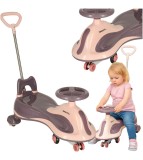 Masinuta fara pedale Gravity Ride-On cu Maner si Roti LED, Ideal pentru Plimbari