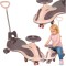 Masinuta fara pedale Gravity Ride-On cu Maner si Roti LED, Ideal pentru Plimbari