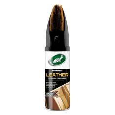 Spray curatare si intretinere tapiterie din piele, cu perie Turtle Wax Power Out Leather 400ml
