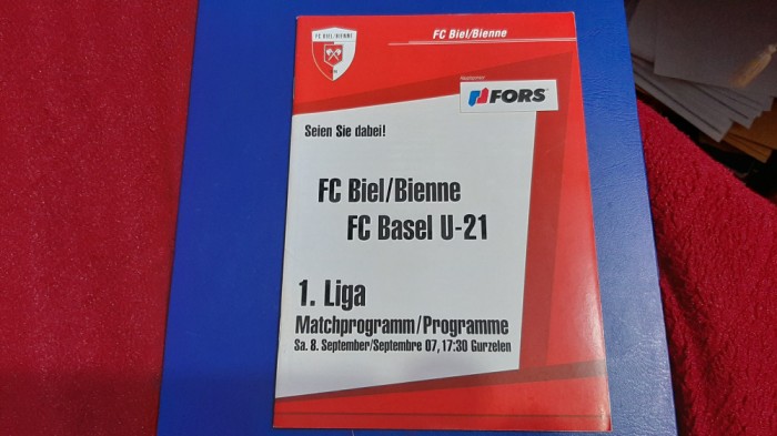 program FC Biel - FC Basel u-21