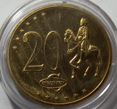 Vatican, Proba: 20 Cenți, UNC. foto