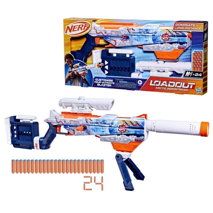 NERF BLASTER LOADOUT ARCTIC ZEROSTRIKER
