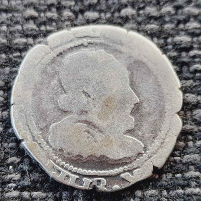 Franta 1/4 francs / franc 1576 Rennes argint Henric lll