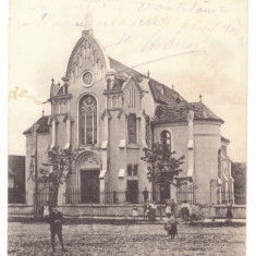 2885 - BISTRITA, SYNAGOGUE, Romania - old postcard - used - 1914