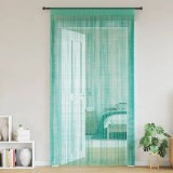 VidaXL Perdele șir 2 buc Turcoaz 140x250 cm