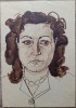 Portretul unei tinere// tus si laviu, anii '40, Peisaje, Acuarela, Altul