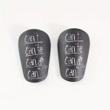 Mini aparatori de fotbal mbrands , mici negru L