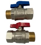 Robinet de Trecere Apa 3/4&quot; MF cu Fluture si Bila PN 50 Roval
