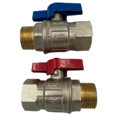 Robinet de Trecere Apa 3/4&quot; MF cu Fluture si Bila PN 50 Roval
