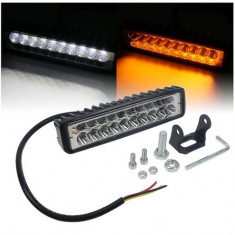 Proiector led Off Road cu semnalizare - 15cm, 27W - Jeep, ATV, Tractor