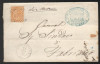 Italy 1877 Postal History Rare Cover Civitanova to Fabriano D.749