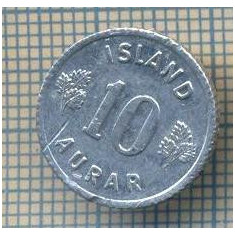 AX 242 MONEDA - ISLANDA - 10 AURAR -ANUL 1970 -STAREA CARE SE VEDE