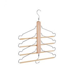 Umeras organizator pentru 4 camasi/haine, Lemn, Natur