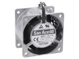 Ventilator axial AC 60x60x38mm 100VAC