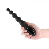 Bile Anale Cu Vibratii Renegade Virtua, Negru, 24 cm, NS Toys