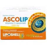 Ascolip - Vitamina C Lipozomala cu Aroma de Lamaie si Portocale 1000mg Liposhell 30 plicuri