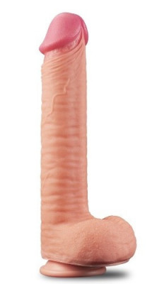 Dildo Realist Nature Cock, Silicon Dubla Densitate, Natural, 30.5 cm foto