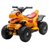 Cumpara ieftin ATV electric pentru copii T-REX Dinozaur 6V 35W, cu telecomanda si dotari premium, Galben