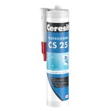 Silicon sanitar, pamantiu, Ceresit CS 25, interior / exterior, 280 ml