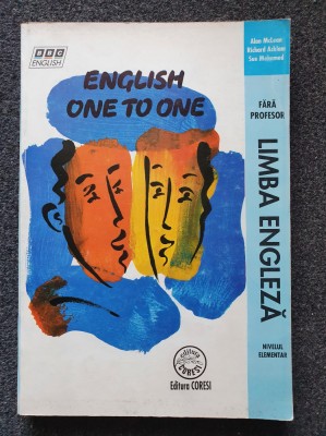 ENGLISH ONE TO ONE. Limba engleza fara profesor nivelul elementar foto