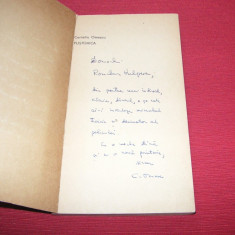 Corneliu Omescu - Pustoaica (dedicatie, autograf)