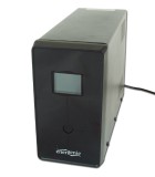UPS GEMBIRD, Line Int. cu management, mini tower, 1500VA/900W, AVR, IEC x 3/ Schuko x 2, 2 x baterie 12V/8Ah, display LCD, back-up 1 - 10 min., &quot;EG-UP
