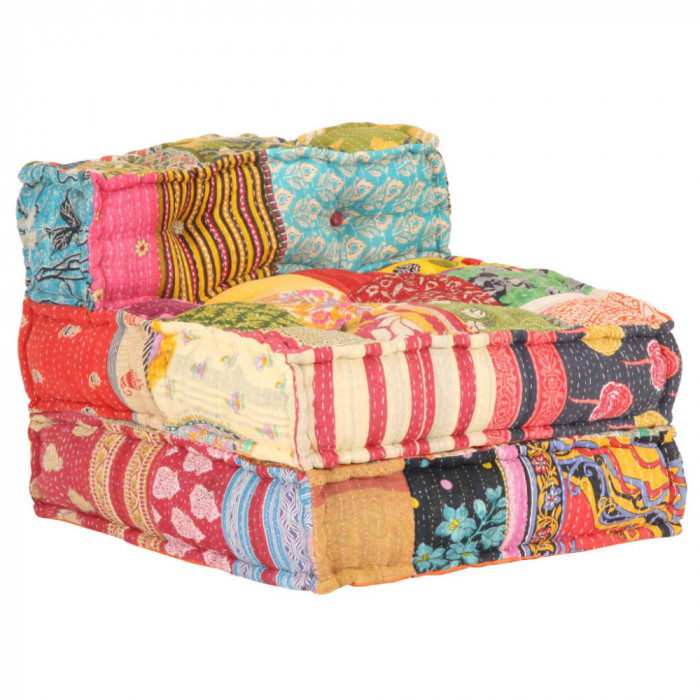 Gossi fotoliu puf modular, model petice, material textil