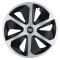 Set 4 capace roti Roco Gri-Negru R17 pentru gama auto Land Rover
