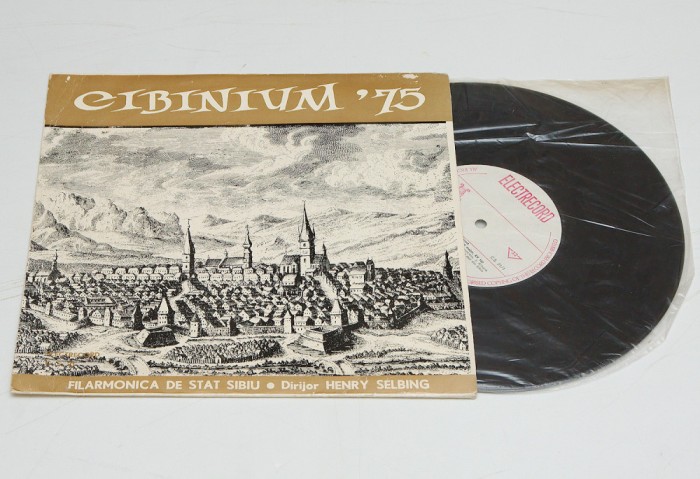 Cibinium &#039;75 - Mozart / Anatol Vieru - disc vinil vinyl mediu 10&quot;