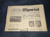 ZIARUL SPORTUL 6 APRILIE 1983 CRAIOVA BENFICA