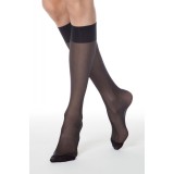 Șosete Lungi 3/4 Damă Lycra, Tension Soft 40 Den - Nero, 36-39 (23-25)