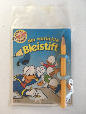 Surpriza din revista Mickey Mouse, Micky Maus Magazin Disney - creionul nebun foto