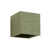 Lampă De Perete Quad Beton Verde Măsliniu