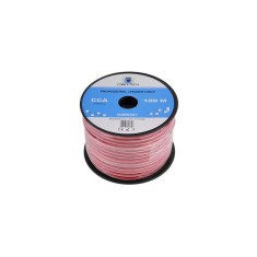Cablu difuzor super flexibil CCA 2x1mm alb/rosu Cabletech KAB0407