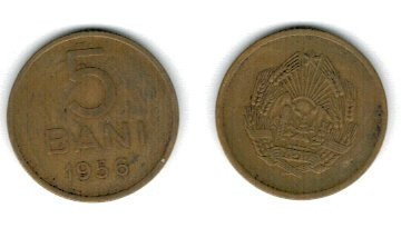 Romania 1956 - 5 bani, circulata